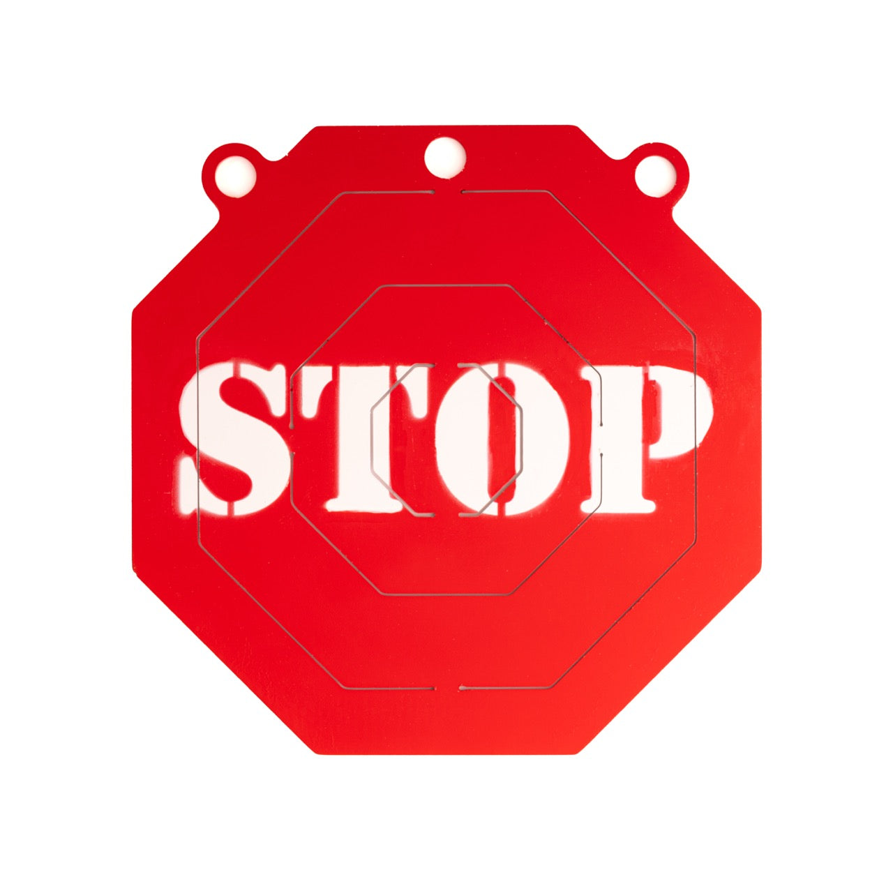 24" Stop Sign Shooting EchoGong Steel Target