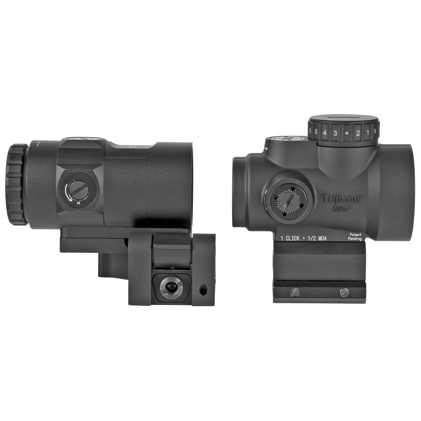 Trijicon MRO HD Red Dot 1x25 68MOA Circle 2MOA Dot w/ Full Co-Witness Mount & 3X Magnifier