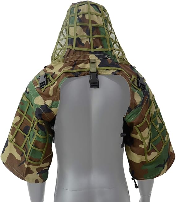 Capucha de traje Ghillie Viper personalizada (completamente adornada)