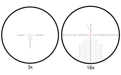 MVO 3-18x44 FFP Rifle Scope - M3 MRAD Reticle (Black)