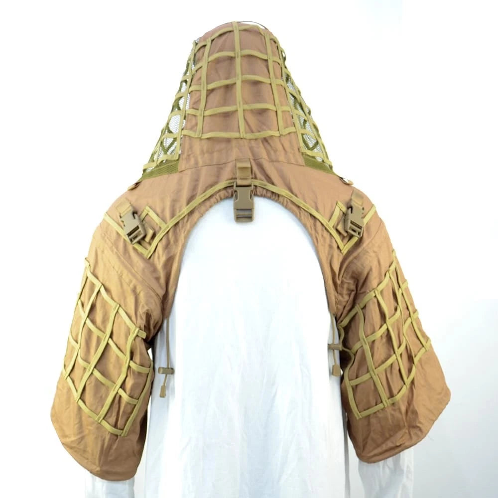Capucha de traje Ghillie Viper personalizada (completamente adornada)